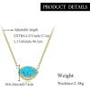 imageBriLove 925 Sterling Silver Nature Stone Minimalistic Moonstone Opal Agate Choker Pendant Necklace Gift for Women BirthdayMothers DayValentines DayChristmasOpal Olive Pendant