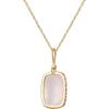 imageBriLove 925 Sterling Silver Nature Stone Minimalistic Moonstone Opal Agate Choker Pendant Necklace Gift for Women BirthdayMothers DayValentines DayChristmasAgatePink
