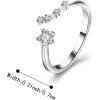 imageBriLove Elegant CZ Statement Adjustable Ring for Women Horoscope Zodiac 12 Constellation Astrology for Valentines DayBirthdayChristmasAries  Full Ver