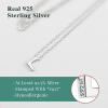 imageBriLove Personalized 925 Sterling Silver Dainty Small Tiny Initial Heart Pendant Choker Necklace Gift for Women Mothers DayValentines DayBirthdayChristmasAnniversaryAInitial L