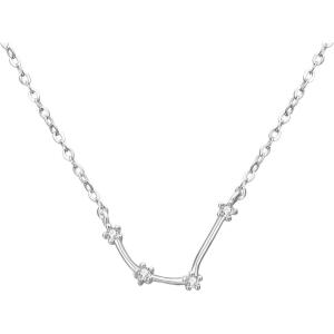 imageBriLove Gifts for Mom Women 925 Sterling Silver CZ Horoscope Zodiac 12 Constellation Astrology Pendant Necklace for Mothers DayValentines DayBirthdayChristmasAnniversaryAquarius