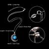 image:imageBriLove Gifts for Mom Women 925 Sterling Silver Horoscope Zodiac 12 Constellation Astrology Galaxy amp Crescent Moon Glass Bead Pendant Necklace for BirthdayChristmasAnniversaryScorpio Oct 23  Nov 21