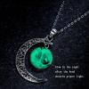 image:imageBriLove Gifts for Mom Women 925 Sterling Silver Horoscope Zodiac 12 Constellation Astrology Galaxy amp Crescent Moon Glass Bead Pendant Necklace for BirthdayChristmasAnniversarySagittarius Nov 22  Dec 21