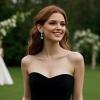 image:imageBriLove Gorgeous Shiny Rhinestones Teardrop Chandelier Long Dangle Earrings for Wedding Bridal Party Prom Jewelry AccessoriesEmerald Color GoldTone