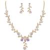 07-Iridescent AB Gold-Plated-Base