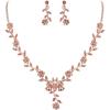 14-Peach Morganite Color Rose-Gold-Plated-Base