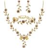 3Pcs-Champagne Gold-Plated-Base