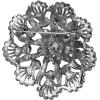 image:imageBriLove Fashion Elegant Brooch Pin for Women Crystal Brooches11FanShaped