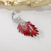 image:imageBriLove Stunning Rhinestone Peacock Brooch Pin for Women Fashion Exquisite Exaggerated Brooches for Dress Accessories Jewelry GiftPink