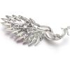 image:imageBriLove Stunning Rhinestone Peacock Brooch Pin for Women Fashion Exquisite Exaggerated Brooches for Dress Accessories Jewelry GiftPink