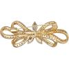 image:imageBriLove Wedding Bridal Brooch Pin for Women Fashion CZ Marquise Crystals Rhinestones Flower BroochesClear GoldTone