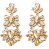 image:imageBriLove Gorgeous Shiny Rhinestones Teardrop Chandelier Long Dangle Earrings for Wedding Bridal Party Prom Jewelry AccessoriesChampagne GoldTone