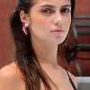 image:imageBriLove Gorgeous Stunning Rhinestone Teardrop Marqusie Leaf Dangle Drop Earrings for Women Bride Wedding Party PromHot Pink GoldTone