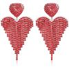 Ruby Color Silver-Tone