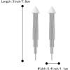 image:imageBriLove Fashion Long Chandelier Dangling Linear Triangle Tassel Dangle Drop Pierced Earring for WomenSilverTone