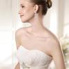image:imageBriLove Gorgeous Sparkly Rhinestone 3 Layered Marquise Leaf Cluster Dangle Earrings for WomenClear SilverTone