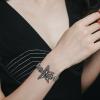 image:imageBriLove Gorgeous Stunning Crystal Rhinestone Marquise StarShape Link Bracelet for Women Party Prom Summer Seaside Idyllic HolidayGrey BlackTone