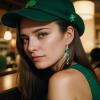 image:imageBriLove St Patricks Day Clover Earrings Dangling Hook Shamrock Green Earring for Women Party Prom AccessoriesMultiple Shamrock