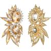 image:imageBriLove Stunning Fancy Marquise Crystal Rhinestone Wedding Bridal 2 Oval Drop Dangle Statement Earrings for Women Bride Bridesmaid MomChampagne GoldTone