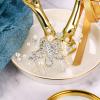 image:imageBriLove Womens Bohemian Boho Simulated Pearl Flower Handmade DIY Bendable Filigree Hair Comb Ivory Color Clear SilverTone