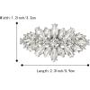 image:imageBriLove Womens Sparkling Austrian Crystal Rhinestones Marquise Shoe Clips Wedding Party Boots Decoration CharmsClear SilverTone