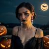 image:imageBrilove Halloween Blood Lips Pearls Drop EarringsGothic Vampire Long Drops Dangle Pierced Earrings for Women Costume Cosplay Jewelry