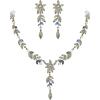 Sapphire Color Antique-Gold-Tone