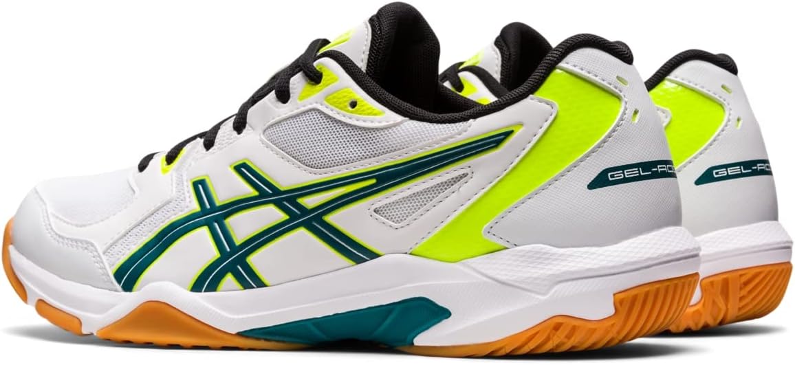 ASICS Men s Gel Rocket 10 Court Shoes(White/Velvet Pine) ASICS Sneakers ASICS Men s Gel Rocket 10 Court Shoes(White/Velvet Pine) ASICS Sneakers