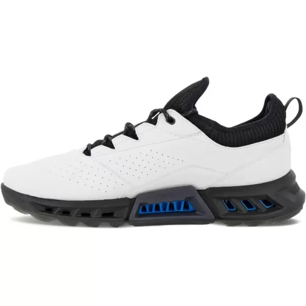 imageECCO Mens Biom C4 GoreTex Waterproof Golf ShoeWhiteBlack