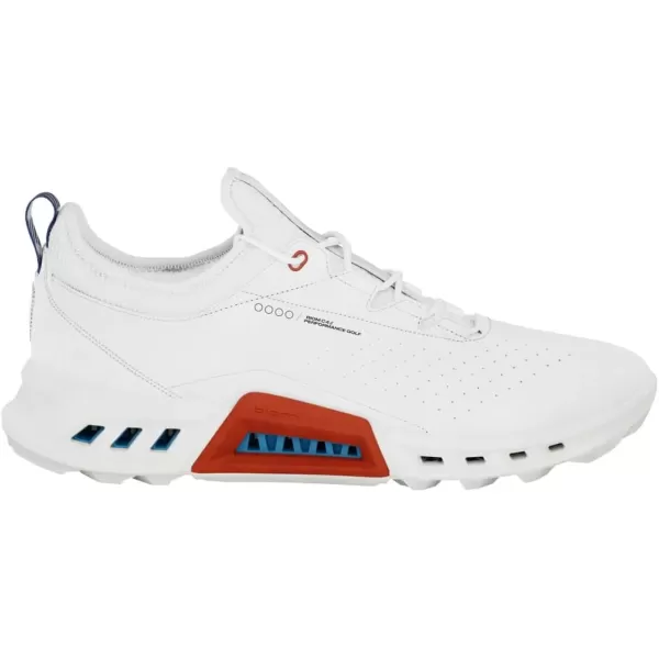 imageECCO Mens Biom C4 GoreTex Waterproof Golf ShoeWhiteMazarine Blue