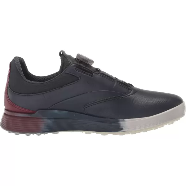 imageECCO Mens SThree Boa Goretex Waterproof Hybrid Golf ShoeMarineMorilloMarine