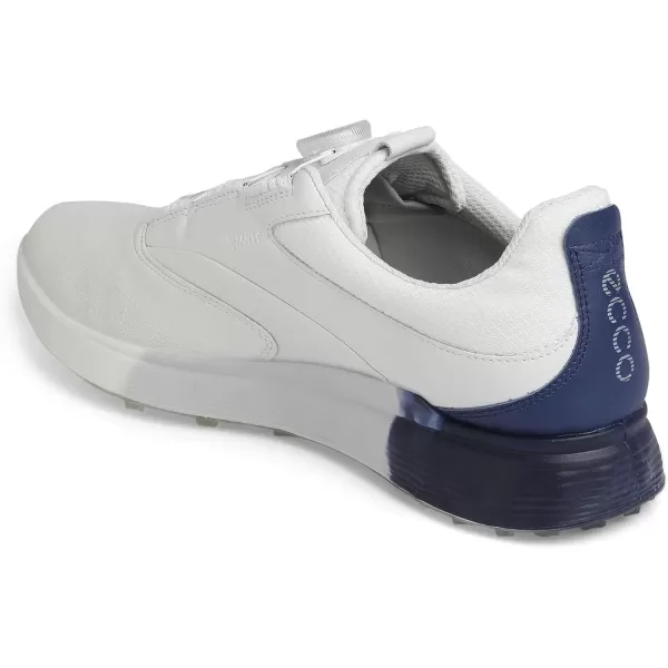 imageECCO Mens SThree Boa Goretex Waterproof Hybrid Golf ShoeWhiteBlue DepthsBright White