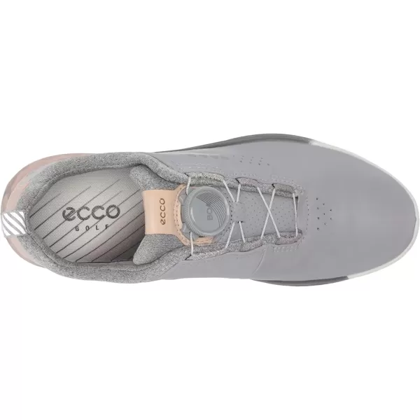 imageECCO Womens SThree Boa Goretex Waterproof Hybrid Golf ShoeSilver GreyRose Dust