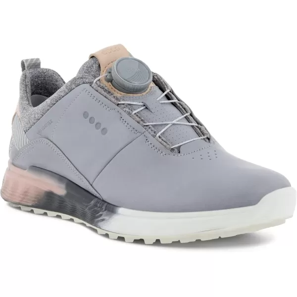 imageECCO Womens SThree Boa Goretex Waterproof Hybrid Golf ShoeSilver GreyRose Dust