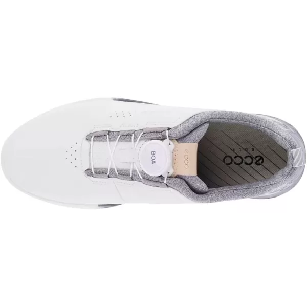 imageECCO Womens SThree Boa Goretex Waterproof Hybrid Golf ShoeWhiteSilver Grey
