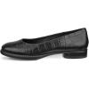 imageECCO Womens Sculpted Luxe Ballerina Ballet FlatBlack Reptile Print