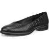 imageECCO Womens Sculpted Luxe Ballerina Ballet FlatBlack Reptile Print