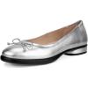 imageECCO Womens Sculpted Luxe Ballerina Bow Ballet FlatPure Silver