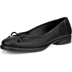 imageECCO Womens Sculpted Luxe Ballerina Bow Ballet FlatBlack