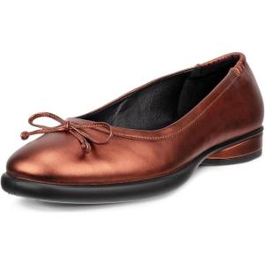 imageECCO Womens Sculpted Luxe Ballerina Bow Ballet FlatBronze Antique