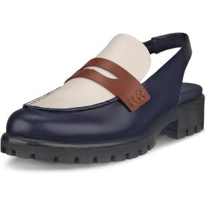 imageECCO Womens Modtray Sling Back Penny LoaferNight SkyLimestoneMink