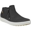 imageECCO Womens Soft 7 Side Zip Bootie SneakerBlack Nubuck
