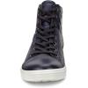 imageECCO Womens Soft 7 Side Zip Bootie SneakerBlue Night Sky