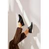 imageECCO Womens Soft 7 Side Zip Bootie SneakerDark Shadow Nubuck