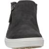 imageECCO Womens Soft 7 Side Zip Bootie SneakerDark Shadow Nubuck