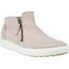 imageECCO Womens Soft 7 Side Zip Bootie SneakerGrey Rose Nubuck