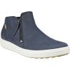 imageECCO Womens Soft 7 Side Zip Bootie SneakerMarine Nubuck