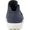 imageECCO Womens Soft 7 Side Zip Bootie SneakerMarine Nubuck
