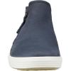 imageECCO Womens Soft 7 Side Zip Bootie SneakerMarine Nubuck