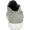 imageECCO Womens Soft 7 Side Zip Bootie SneakerWarm GreyPowder Nubuck